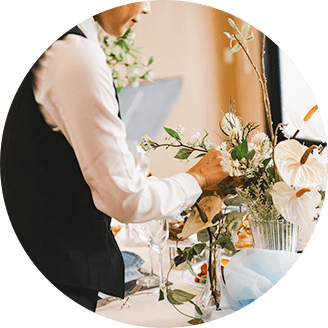 プロのテーブルコーディネーター​